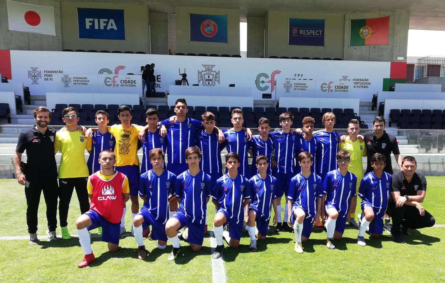 Cidade do Futebol foi palco de jogo-treino dos sub-14 da AF Setúbal