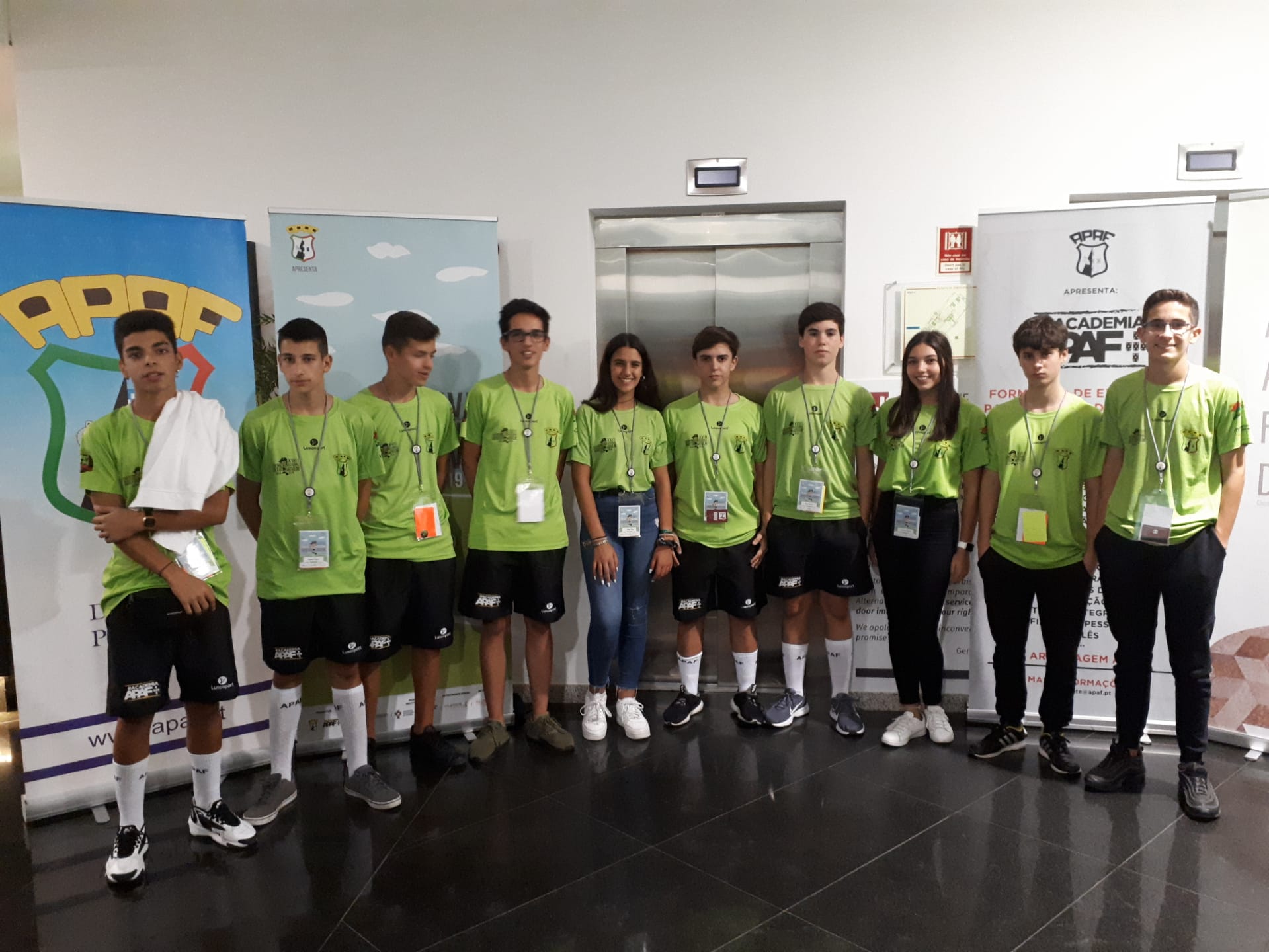 Dezena de jovens árbitros da AF Setúbal no ENAJ/APAF 2019